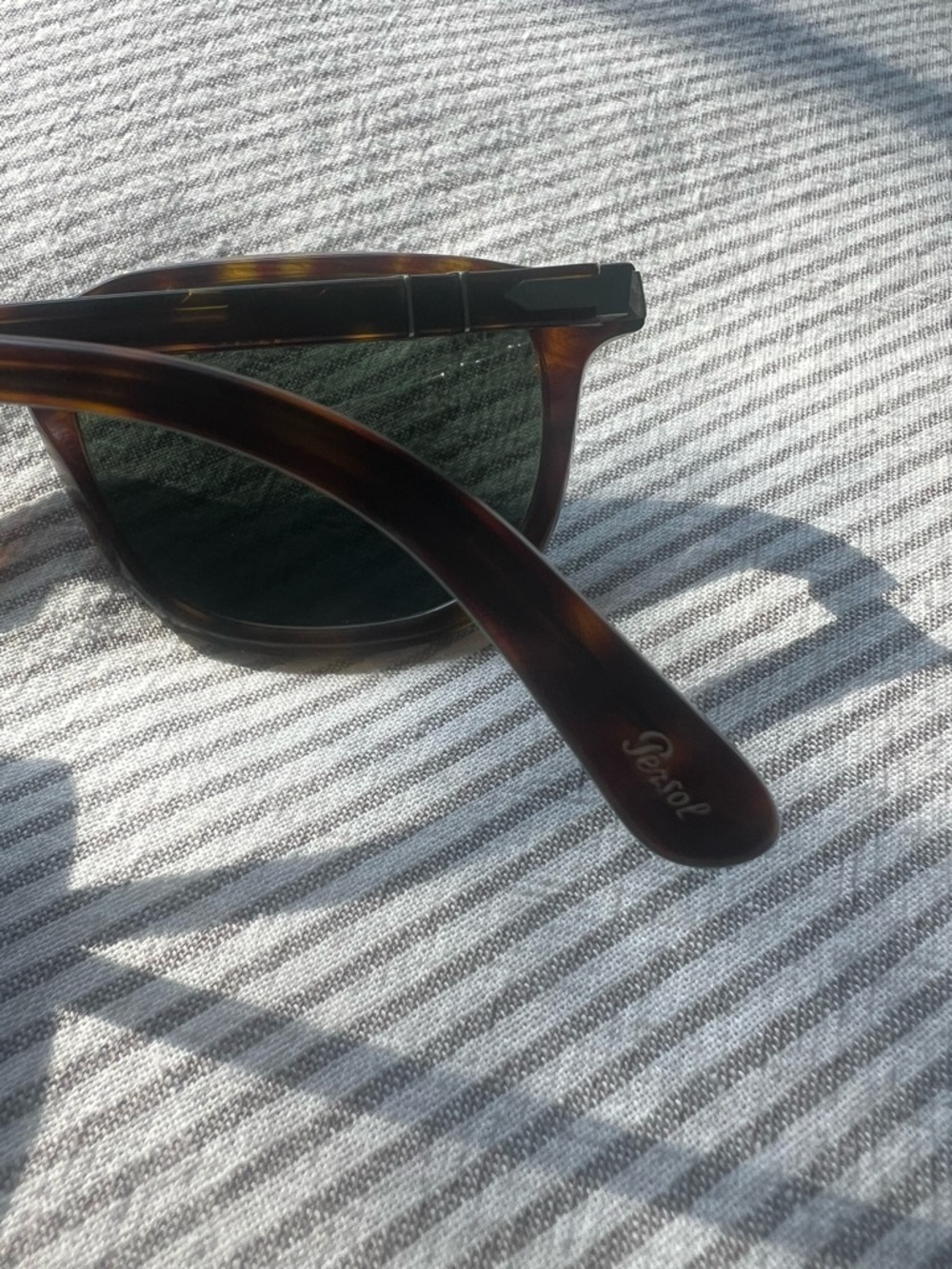 Persol 649 Tortoise Sunglasses PO0649 140 3N Hand Made in Italy + Case - Picture 6 of 10